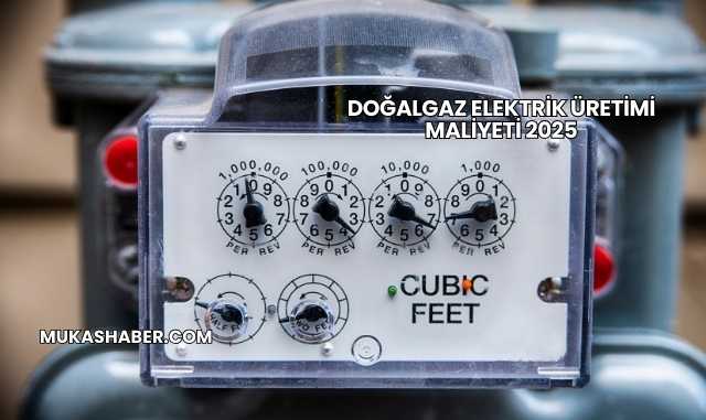 Doğalgaz Elektrik Üretimi Maliyeti 2025