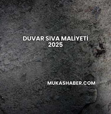 Duvar Sıva Maliyeti 2025