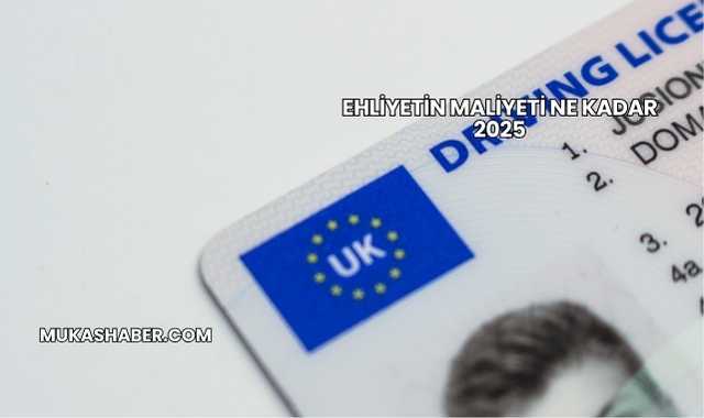 Ehliyetin Maliyeti Ne Kadar 2025