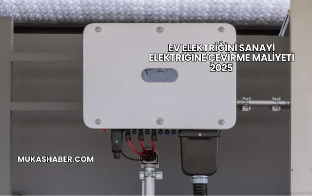 Ev Elektriğini Sanayi Elektriğine Çevirme Maliyeti 2025