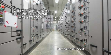 Ev Elektriğini Sanayi Elektriğine Çevirme Maliyeti 2025
