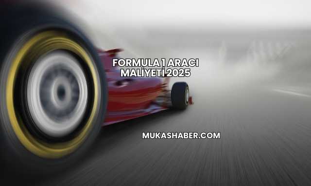 Formula 1 Aracı Maliyeti 2025