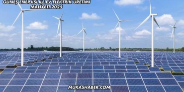 Güneş Enerjisi İle Ev Elektrik Üretimi Maliyeti 2025