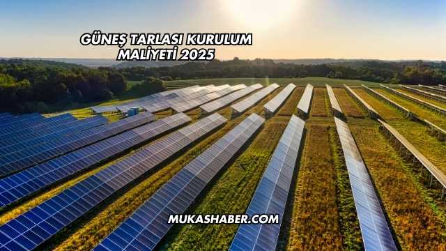 Güneş Tarlası Kurulum Maliyeti 2025