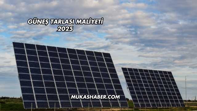 Güneş Tarlası Maliyeti 2025