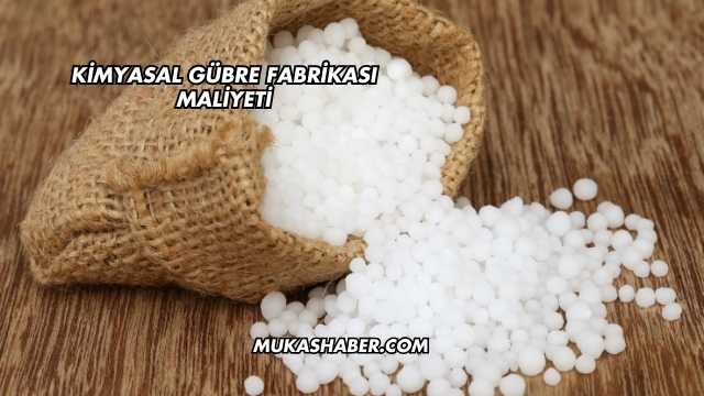Kimyasal Gübre Fabrikası Maliyeti