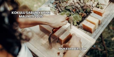 Kokulu Sabun Yapımı Maliyeti 2025
