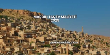Mardin Taş Ev Maliyeti 2025