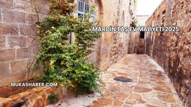 Mardin Taş Ev Maliyeti 2025
