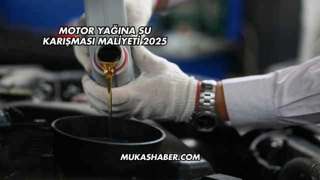Motor Yağına Su Karışması Maliyeti 2025