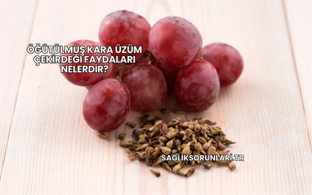 Öğütülmüş Kara Üzüm Çekirdeği Faydaları Nelerdir?