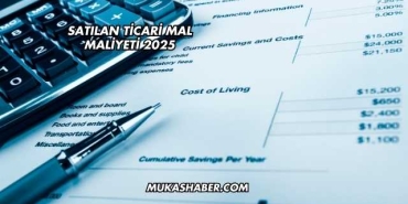 Satılan Ticari Mal Maliyeti 2025