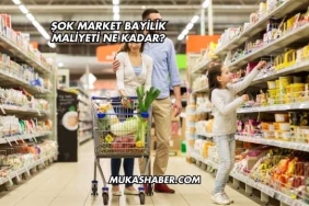 Şok Market Bayilik Maliyeti Ne Kadar?