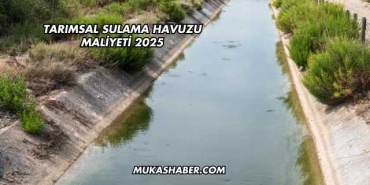 Tarımsal Sulama Havuzu Maliyeti