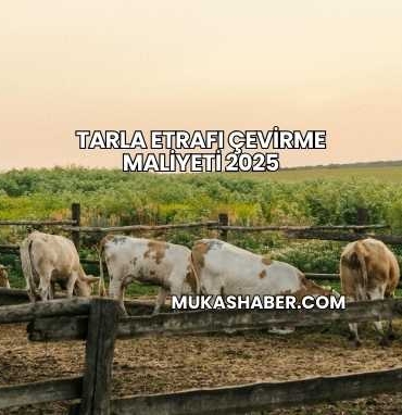 Tarla Etrafı Çevirme Maliyeti 2025