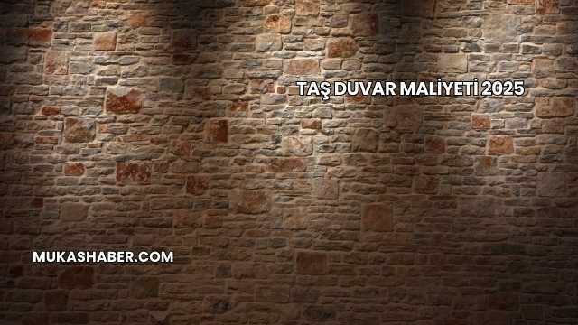 Taş Duvar Maliyeti 2025