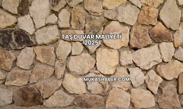 Taş Duvar Maliyeti 2025