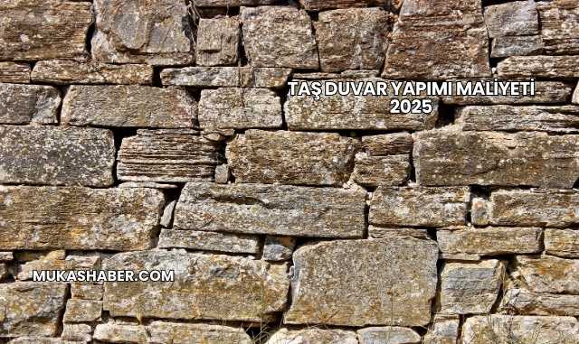 Taş Duvar Yapımı Maliyeti 2025