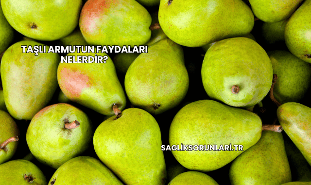 Taşlı Armutun Faydaları Nelerdir?