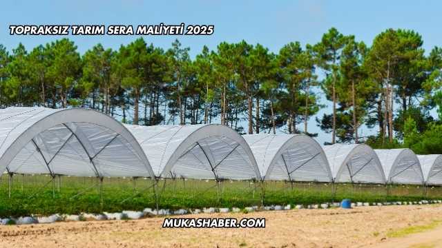 Topraksız Tarım Sera Maliyeti 2025