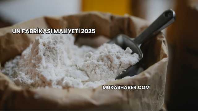Un Fabrikası Maliyeti 2025