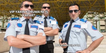 VİP Yakın Koruma Ne İş Yapar?