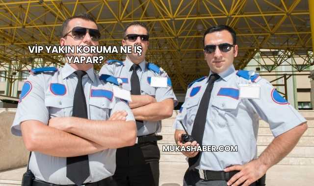 VİP Yakın Koruma Ne İş Yapar?