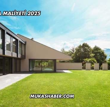 Villa Yapma Maliyeti 2025