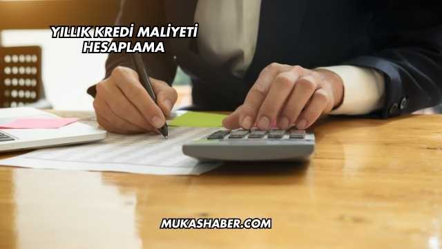 Yıllık Kredi Maliyeti Hesaplama