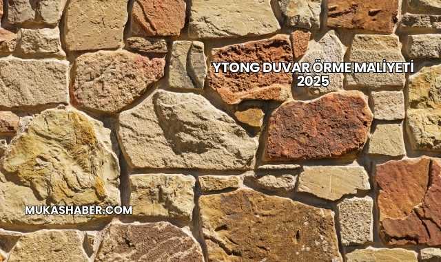 Ytong Duvar Örme Maliyeti 2025