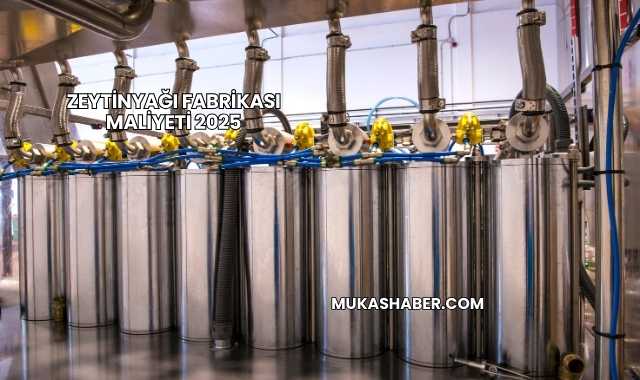 Zeytinyağı Fabrikası Maliyeti 2025