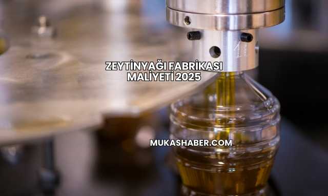 Zeytinyağı Fabrikası Maliyeti 2025