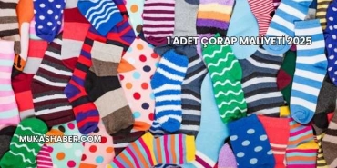 1 Adet Çorap Maliyeti 2025