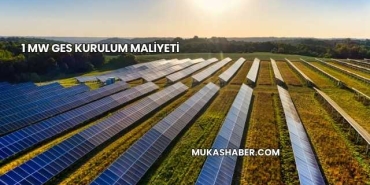 1 MW GES Kurulum Maliyeti