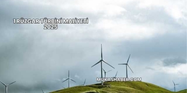 1 Rüzgar Türbini Maliyeti 2025