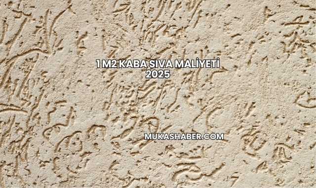 1 m2 Kaba Sıva Maliyeti 2025