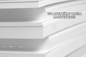100 Adet Kitap Basım Maliyeti 2025