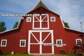 Ahır Maliyeti Hesaplama 2025