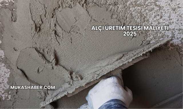 Alçı Üretim Tesisi Maliyeti 2025