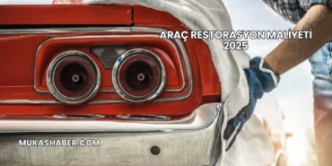 Araç Restorasyon Maliyeti 2025