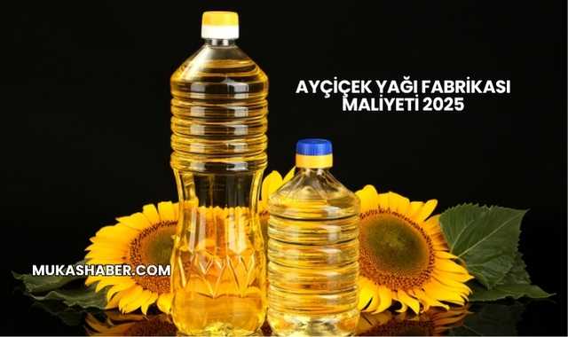Ayçiçek Yağı Fabrikası Maliyeti 2025