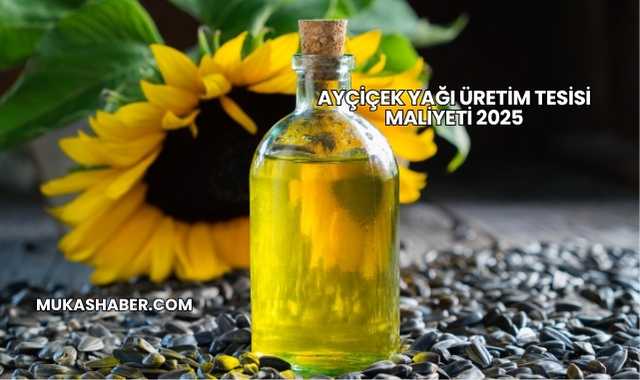 Ayçiçek Yağı Üretim Tesisi Maliyeti 2025