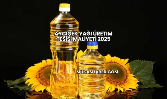 Ayçiçek Yağı Üretim Tesisi Maliyeti 2025