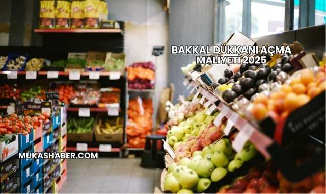 Bakkal Dükkanı Açma Maliyeti 2025