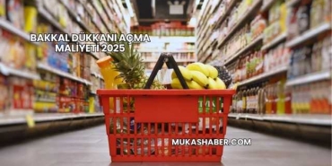 Bakkal Dükkanı Açma Maliyeti 2025