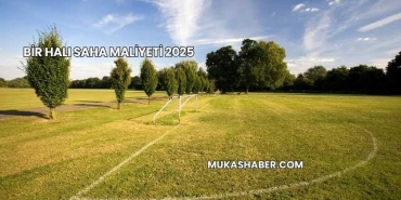 Bir Halı Saha Maliyeti 2025