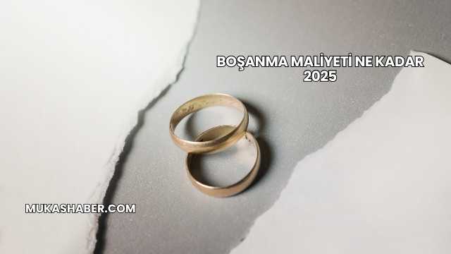 Boşanma Maliyeti Ne Kadar 2025