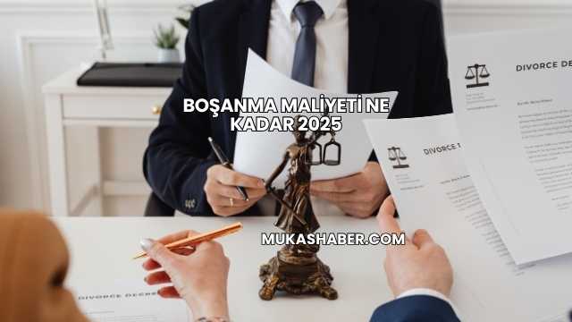 Boşanma Maliyeti Ne Kadar 2025