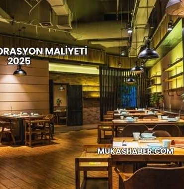 Cafe Dekorasyon Maliyeti 2025