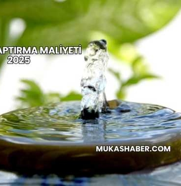 Çeşme Yaptırma Maliyeti 2025